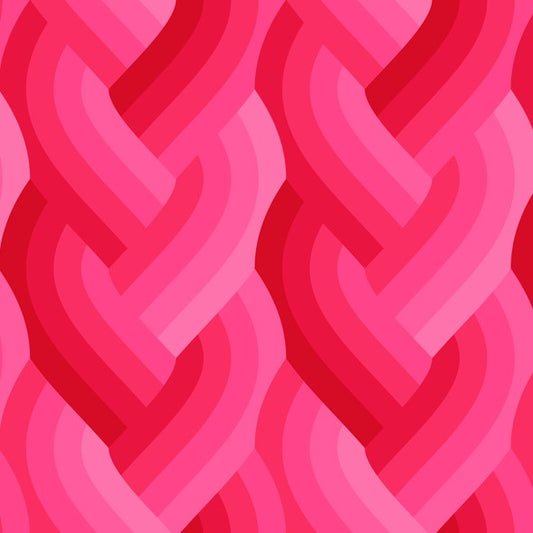 Echo - Braid in Dark Pink - by Emily Van Hoff with Moda Fabrics