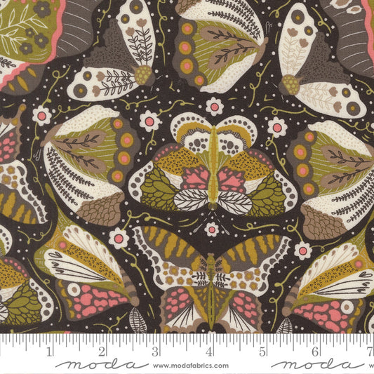 Night Owl – Butterfly in Midnight (Half Yard Cut) – by Gingiber with Moda Fabrics