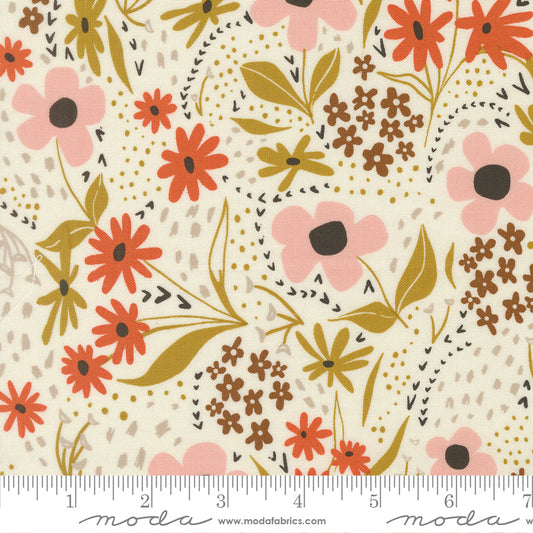 Night Owl – Feedsack in Cloud (Half Yard Cut) – by Gingiber with Moda Fabrics