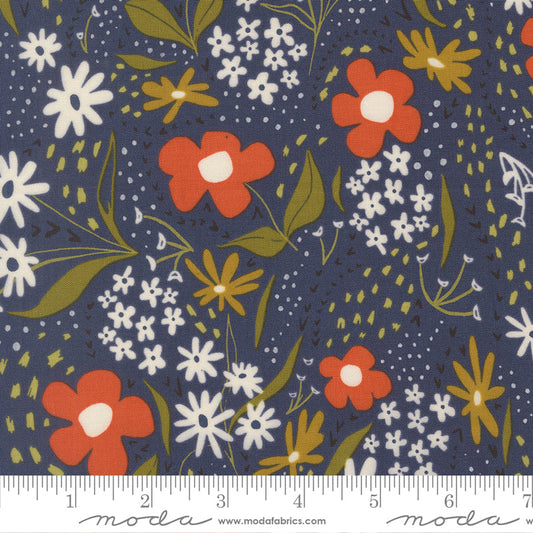 Night Owl – Feedsack in Dusk (Half Yard Cut) – by Gingiber with Moda Fabrics