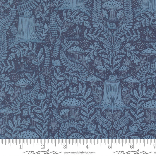 Night Owl – Mushroom Landscape in Dusk (Half Yard Cut) – by Gingiber with Moda Fabrics