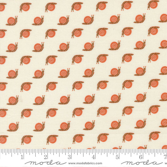Night Owl – Snail in Cloud (Half Yard Cut) – by Gingiber with Moda Fabrics