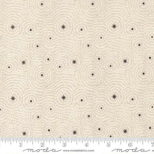 Night Owl – Starry Night in Cloud (Half Yard Cut) – by Gingiber with Moda Fabrics
