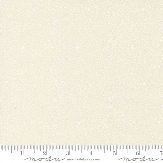 Night Owl – Starry Night in Cloud White (Half Yard Cut) – by Gingiber with Moda Fabrics