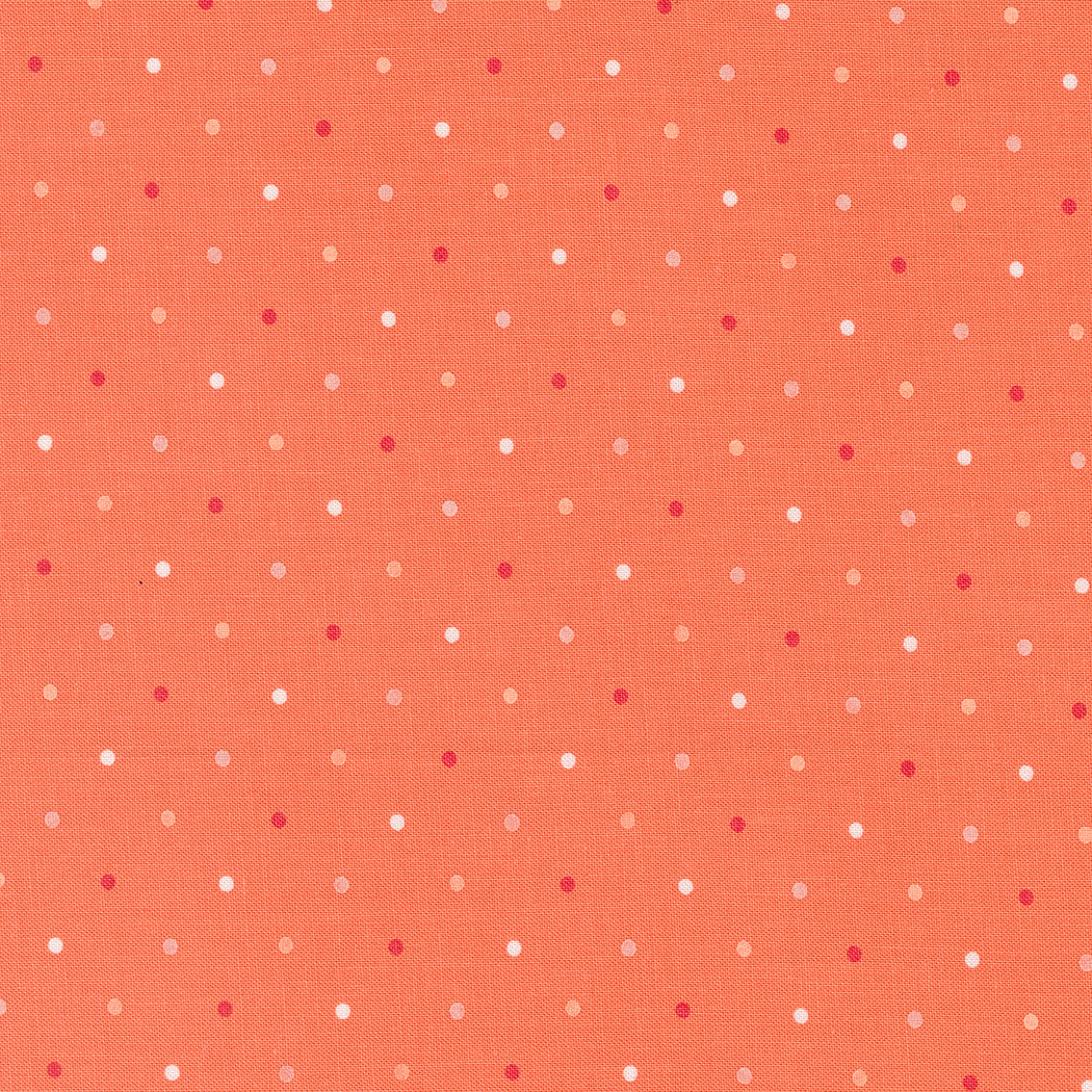 Magic Dot Basics - Coral - (Half Yard Cut) by Lella Boutique with Moda Fabrics