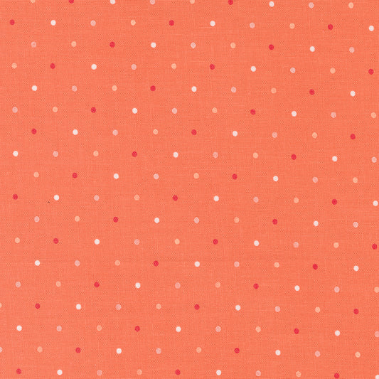 Magic Dot Basics - Coral - (Half Yard Cut) by Lella Boutique with Moda Fabrics