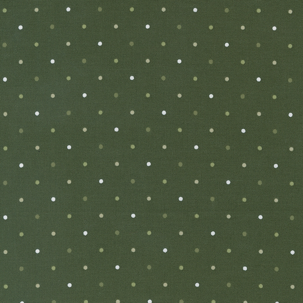 Magic Dot Basics - Forest - (Half Yard Cut) by Lella Boutique with Moda Fabrics