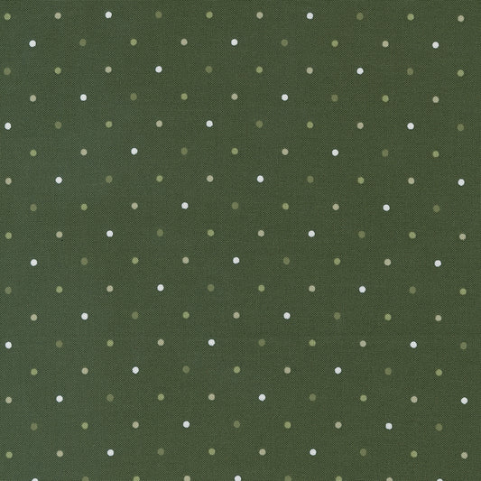 Magic Dot Basics - Forest - (Half Yard Cut) by Lella Boutique with Moda Fabrics