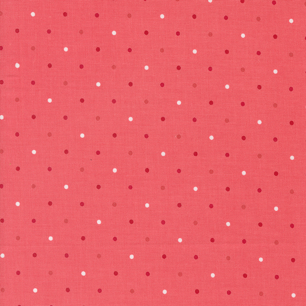 Magic Dot Basics - Raspberry - (Half Yard Cut) by Lella Boutique with Moda Fabrics