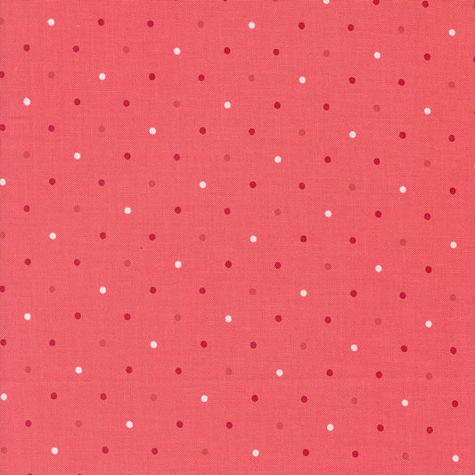 Magic Dot Basics - Raspberry - (Half Yard Cut) by Lella Boutique with Moda Fabrics