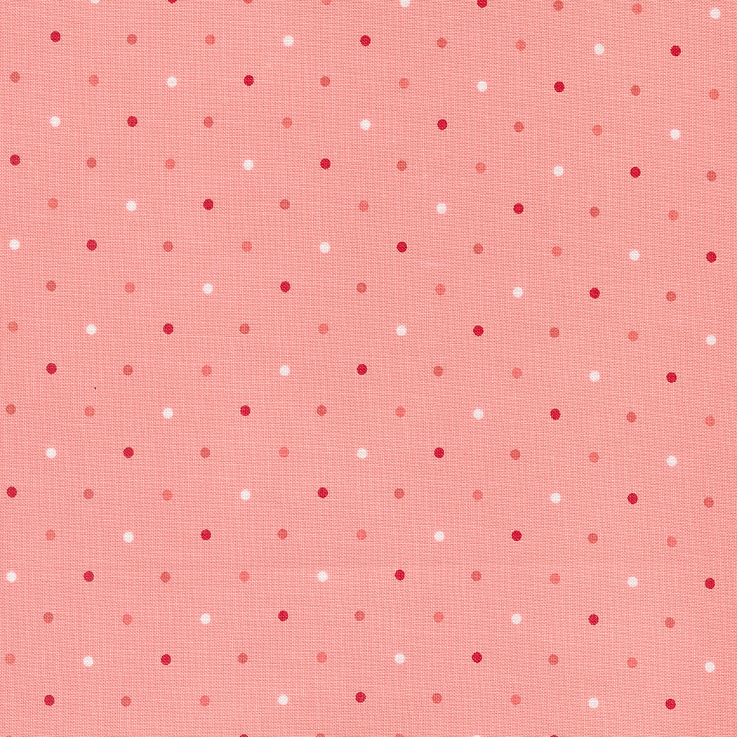 Magic Dot Basics - Pink Lemonade - (Half Yard Cut) by Lella Boutique with Moda Fabrics