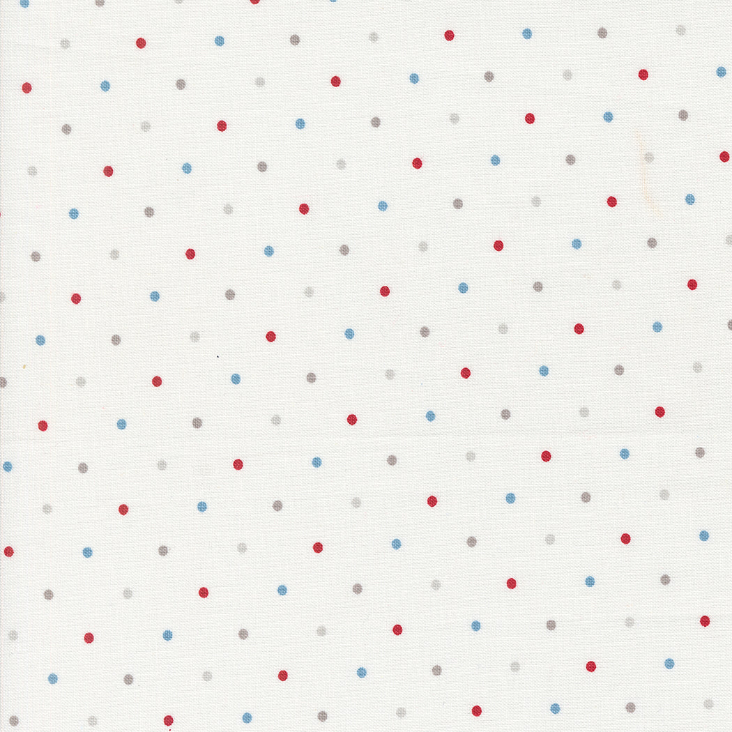 Magic Dot Basics - Americana (Half Yard Cut) - by Lella Boutique with Moda Fabrics