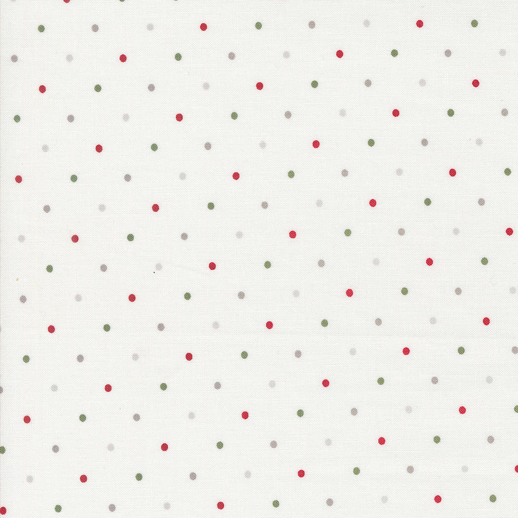 Magic Dot Basics - Christmas - (Half Yard Cut) by Lella Boutique with Moda Fabrics