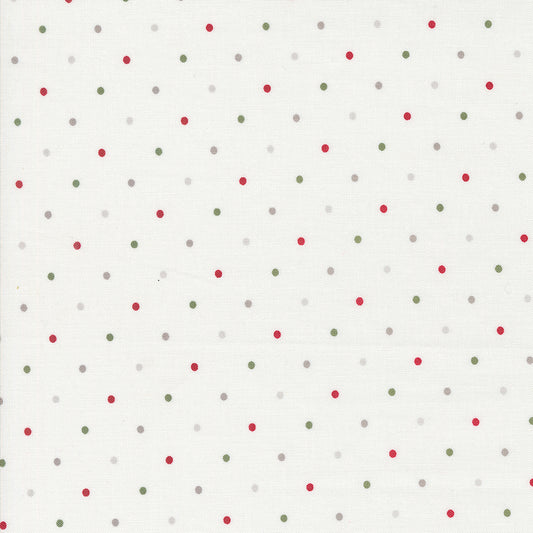 Magic Dot Basics - Christmas - (Half Yard Cut) by Lella Boutique with Moda Fabrics