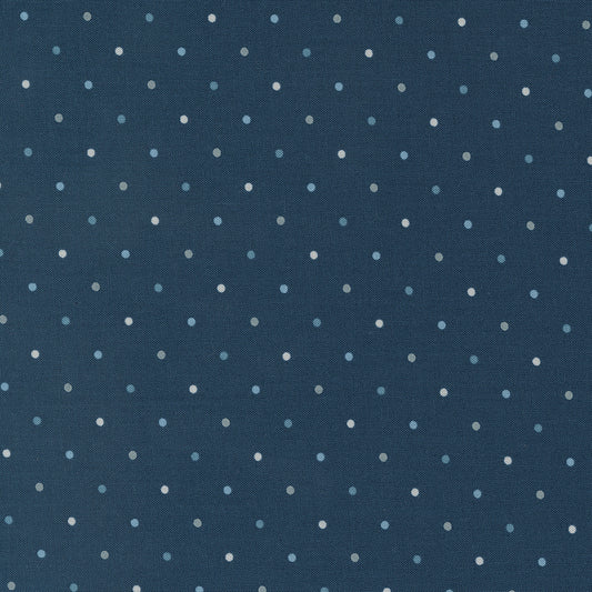 Magic Dot Basics - Midnight - (Half Yard Cut) by Lella Boutique with Moda Fabrics