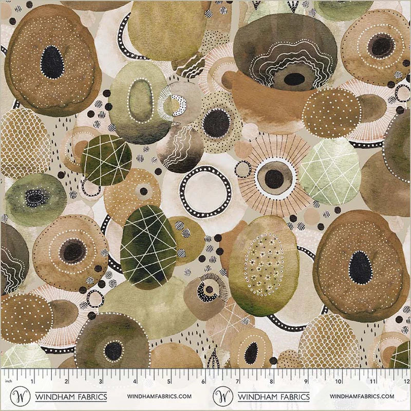 Flora & Form - 108" Wideback Genesis - Earthen - by Essoldo Design for Windham Fabrics
