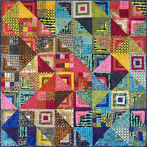 Traveler Quilt Kit – Featuring Marcia Derse’s Stenographer’s Notebook Batiks