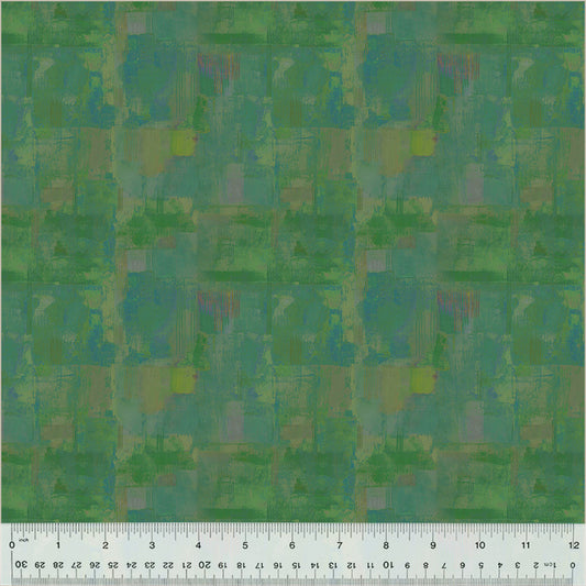 Grounded - Quiet Space, Jungle (Half Yard Cut) by Maria Carluccio with Windham Fabrics