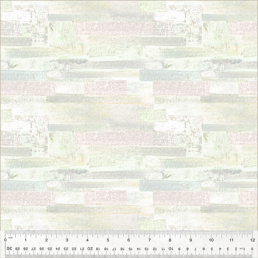 Grounded - Whisper, White (Half Yard Cut) by Maria Carluccio with Windham Fabrics