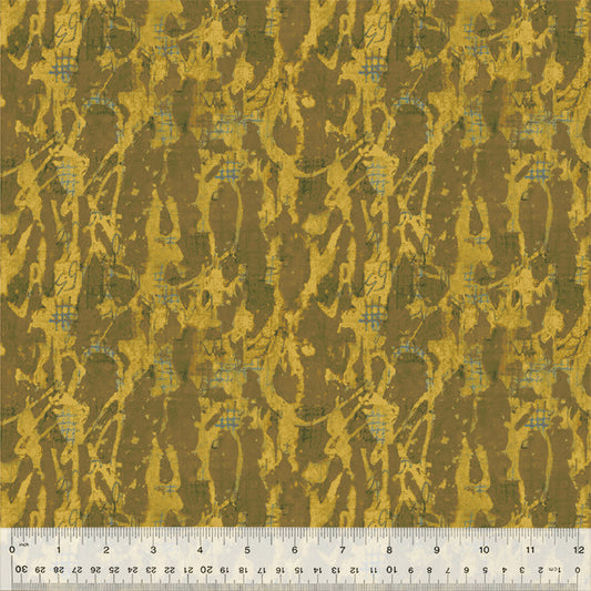 Sketchbook 21 - Blizzard - Dijon (Half Yard Cut) - by Marcia Derse with Windham Fabrics