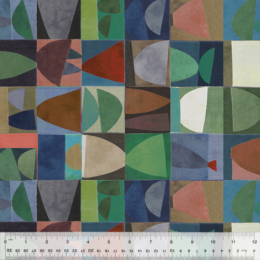 Sketchbook 21 - Petite Palette Stacks - Forest View (Half Yard Cut) - by Marcia Derse with Windham Fabrics