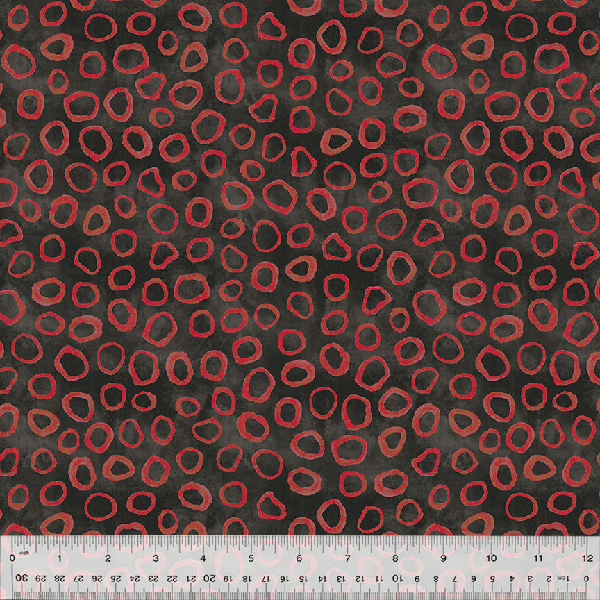 Sketchbook 21 - Gems - Ember (Half Yard Cut) - by Marcia Derse with Windham Fabrics