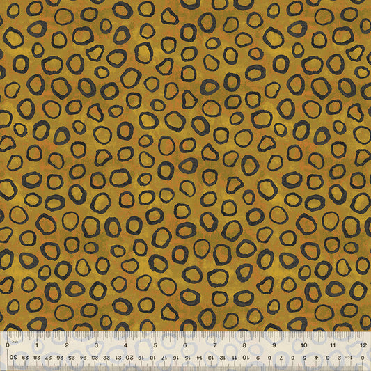 Sketchbook 21 - Gems - Ocelot (Half Yard Cut) - by Marcia Derse with Windham Fabrics