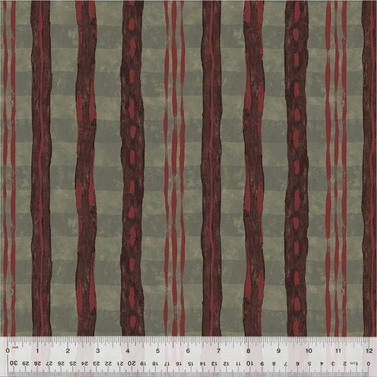 Sketchbook 21 - Ribbons - Foghorn (Half Yard Cut) - by Marcia Derse with Windham Fabrics