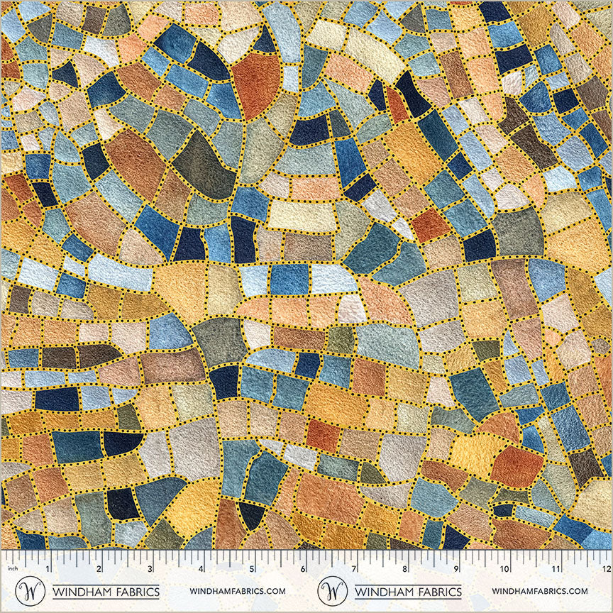 Flora & Form - Fire Opal - 54780DM-2 by Essoldo Design for Windham Fabrics