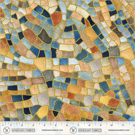 Flora & Form - Fire Opal - 54780DM-2 by Essoldo Design for Windham Fabrics