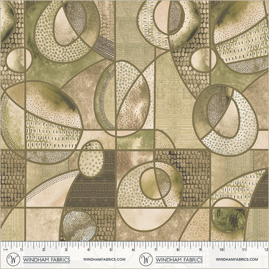 Flora & Form - Sage - 54782D-7 by Essoldo Design for Windham Fabrics