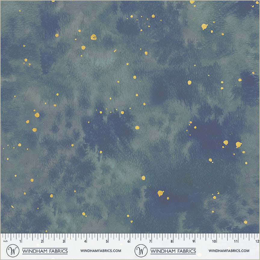 Flora & Form - Lapis - 54784DM-11 by Essoldo Design for Windham Fabrics