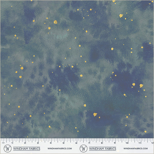 Flora & Form - Lapis - 54784DM-11 by Essoldo Design for Windham Fabrics