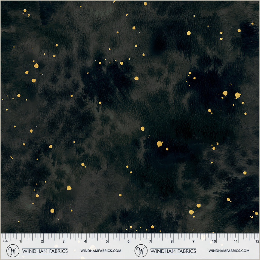 Flora & Form - Onyx - 54784DM-3 by Essoldo Design for Windham Fabrics