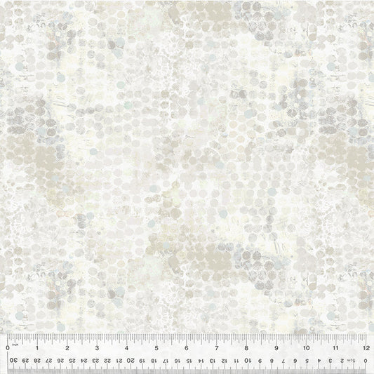 Shine On - Glimmer, White (Half Yard Cut) - by Jennifer Lambein with Windham Fabrics