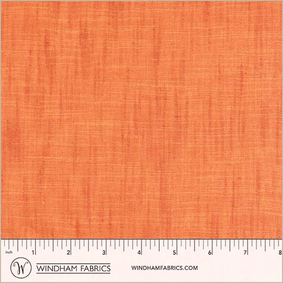 Persimmon 54870-11 from Handloom by Tara Faughnan for Windham Fabrics, yarn-dyed woven cotton