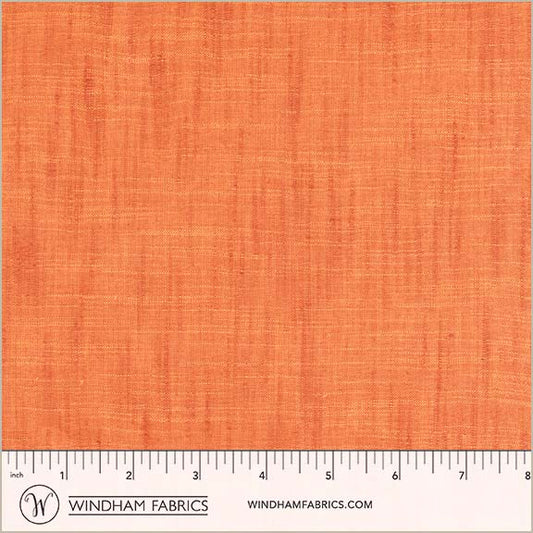 Persimmon 54870-11 from Handloom by Tara Faughnan for Windham Fabrics, yarn-dyed woven cotton