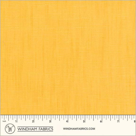 Butterscotch 54870-16 from Handloom by Tara Faughnan for Windham Fabrics, yarn-dyed woven cotton