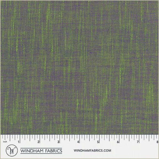Grape Leaves 54870-20 from Handloom by Tara Faughnan for Windham Fabrics, yarn-dyed woven cotton