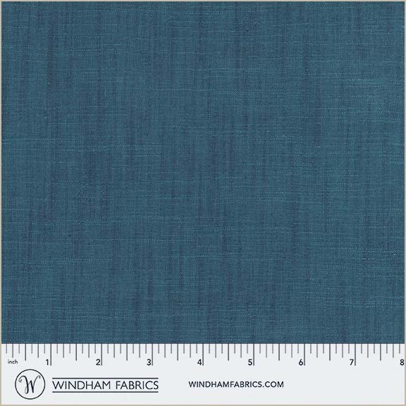 Peacock 54870-27 from Handloom by Tara Faughnan for Windham Fabrics, yarn-dyed woven cotton