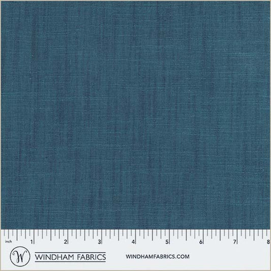 Peacock 54870-27 from Handloom by Tara Faughnan for Windham Fabrics, yarn-dyed woven cotton