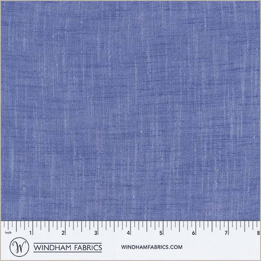 Lapis Lazuli 54870-47 from Handloom by Tara Faughnan for Windham Fabrics, yarn-dyed woven cotton