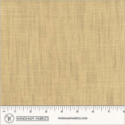 Khaki 54870-56 from Handloom by Tara Faughnan for Windham Fabrics, yarn-dyed woven cotton