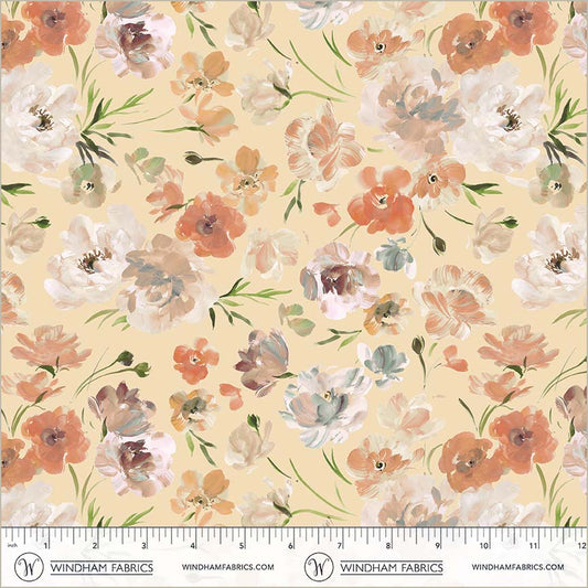 Bloomfield - Ranunculus Blush - by Kelly Ventura with Windham Fabrics