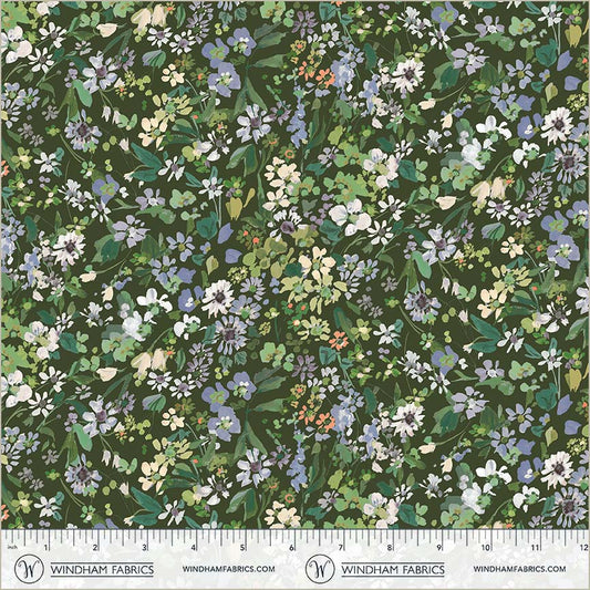 Bloomfield - Perennials Forest - by Kelly Ventura with Windham Fabrics