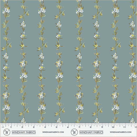 Bloomfield - Climbing Vines Lake - by Kelly Ventura with Windham Fabrics