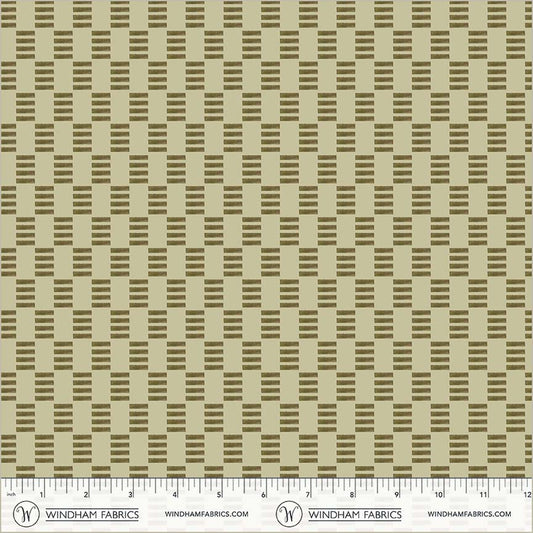 Bloomfield - Stacked Sage - by Kelly Ventura with Windham Fabrics