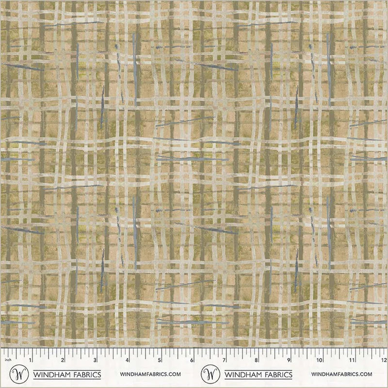 The Plaid One - Porch Screen Plaid in Dusty - by Marcia Derse with Windham Fabrics