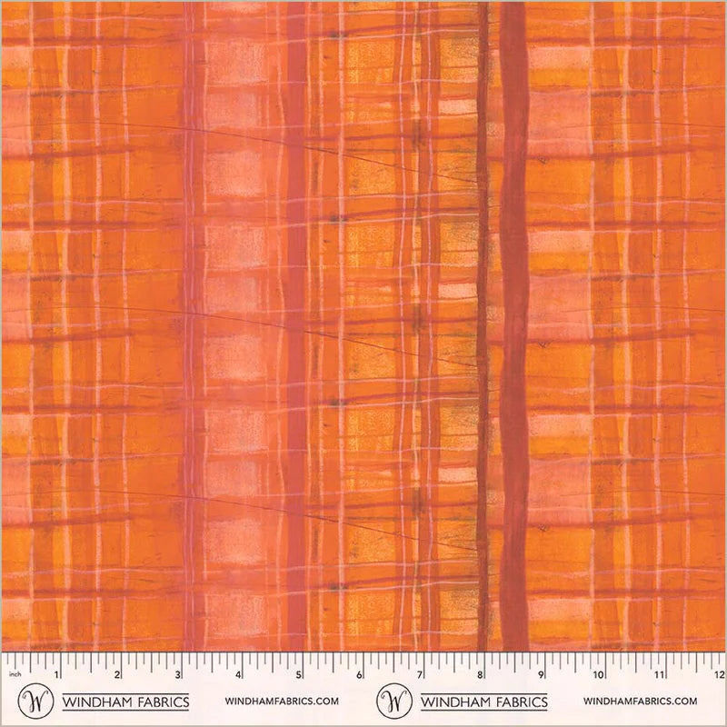 The Plaid One - Peach Orchard Plaid - by Marcia Derse with Windham Fabrics
