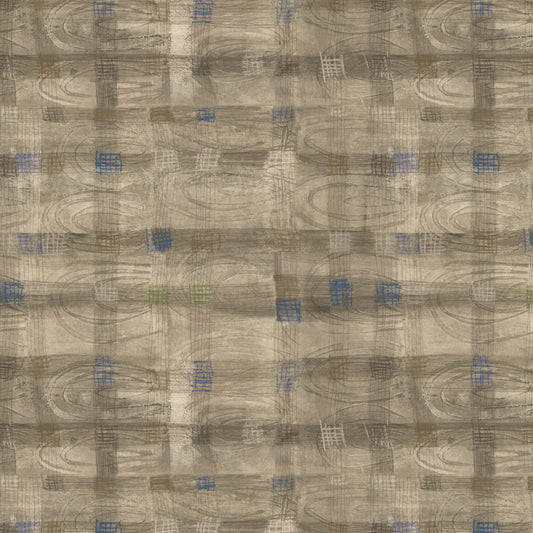 The Plaid One - Oyster Flats Plaid - by Marcia Derse with Windham Fabrics